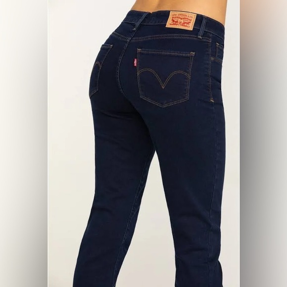 LEVI’s Classic Mid-Rise Skinny Jeans, dark wash, stretch, W29, L30 - Picture 2 of 15